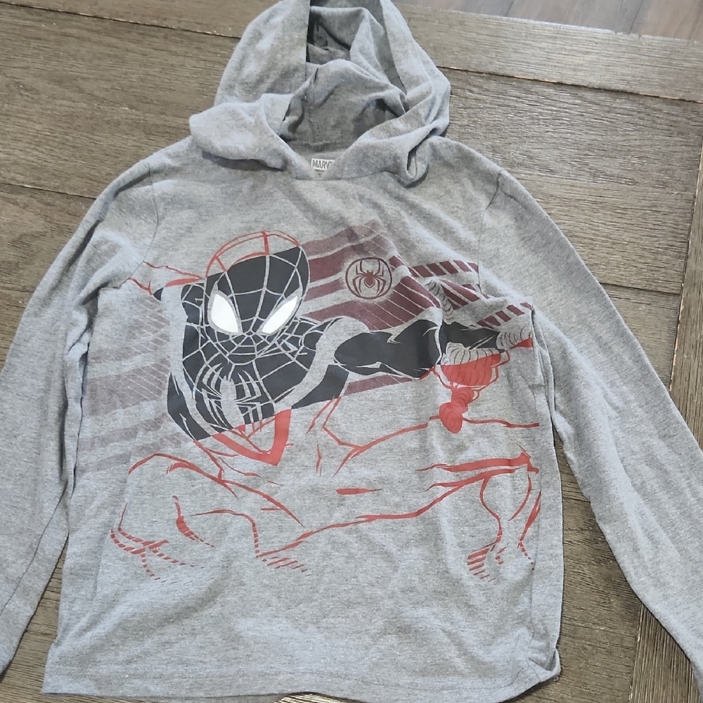Marvel Spider-Man Gray Kids Hoodie
